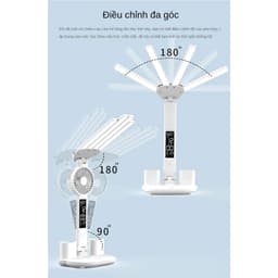Đèn LED Để Bàn Đa Năng, Đèn Học Để Bàn Chống Cận Cao Cấp Với 3 đèn，đèn học，đèn học chống cận 6
