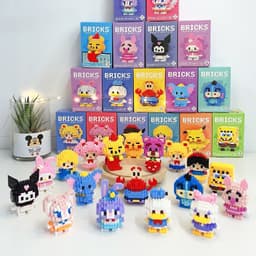 [Ngẫu Nhiên] Bộ Đồ Chơi Lắp Ghép Mini Nhân Vật Hoạt Hình Dễ Thương Cho Bé 5