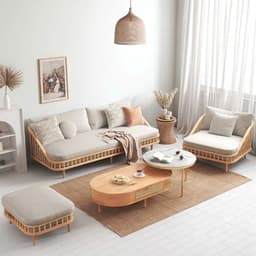 Ghế Sofa Gỗ Văng Quây CORIHOME Độc Đáo, Kiểu Dáng Lấy Ý Tưởng Từ Chiếc Đàn Piano 3
