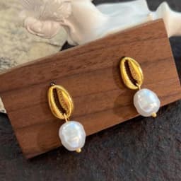 Bộ 4 Bông Tai/Khuyên Tai Vỏ Sò Vintage Bohemian - Quà Tặng Vibe Ocean Charm, Set Độc Đáo, Phong Cách Hàn Quốc 8