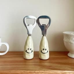 Dụng Cụ Khui Bia Rượu Hình Mặt Cười Ngộ Nghĩnh, Bật Nắp Bia Chai 2