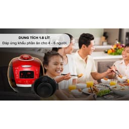 Nồi Cơm Điện Tử Áp Suất Cao Tần Cuckoo 1.8L - CRP-HUS1000F/BKRDVN chính hãng 5
