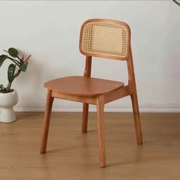 Ghế An Titus Gỗ Ash Kết Hợp Đan Mây CORIHOME, Nệm Gỗ Hoặc Bọc Nỉ,Da. Màu Sắc Tuỳ Chọn Theo Yêu Cầu 7
