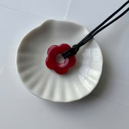 Vòng Cổ Nữ Mặt Hoa Năm Cánh Đỏ - Quà Tặng Vibe Ocean Charm, Xinh, Phong Cách Hàn Quốc, Thời Trang Sang Trọng 6