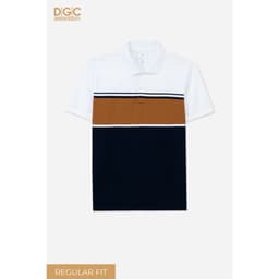 Áo Polo Ngắn Tay DGC Dáng Suông Kẻ Ngang, Áo Xẻ Sườn Trẻ Trung - SAPBE03M 3