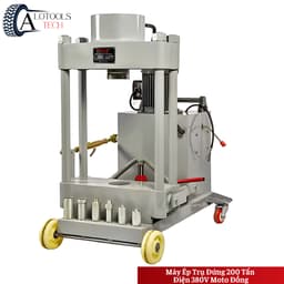 Máy ép trụ đứng 200 tấn thủy lực điện 380V moto đồng 1