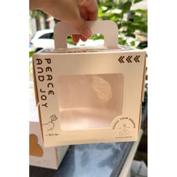 Combo 5 Hộp đựng bánh mini bento 16x16x15cm kèm đế 4