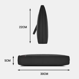 Túi Clutch Nam LECOS LCH1 Vải Oxford Phom Cứng Cáp May Tay Tỉ Mỉ 5