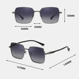 Kính Mắt Vuông Nam LECOS LK38 Gọng Tr90 Siêu Nhẹ đi Làm Gặp Đối Tác 3