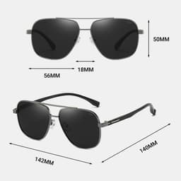 Kính Phi Công Nam LECOS LK57 Gọng Tr90 Siêu Nhẹ Chống Chói đi Nắng 6