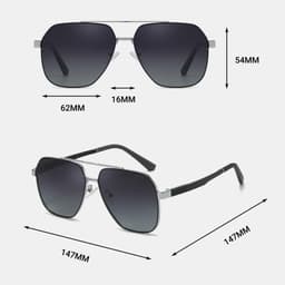 Kính Phi Công Nam LECOS LK52 Gọng Tr90 Siêu Nhẹ Du Lịch đi Biển 5