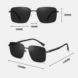 [4-25/9 TẶNG QUÀ TRUNG THU 599K] Kính Mắt Vuông Nam LECOS LK54 Gọng Tr90 Siêu Nhẹ Du Lịch đi Biển 5