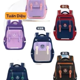 [Tặng hộp đựng bút] Balo kiểu dáng basic đơn giản, tinh tế. Chống gù, chống thấm nước. 1