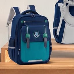 [Tặng hộp đựng bút] Balo kiểu dáng basic đơn giản, tinh tế. Chống gù, chống thấm nước. 6