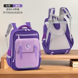[Tặng hộp đựng bút] Balo kiểu dáng basic đơn giản, tinh tế. Chống gù, chống thấm nước. 7
