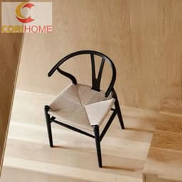Ghế Wishbone CORIHOME  Lưng Ghế Hình Chữ Y ,Lưng Và Tay Vịn Được Chế Tác Từ Thanh Gỗ Uốn Cong 4