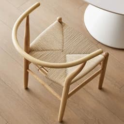 Ghế Wishbone CORIHOME  Lưng Ghế Hình Chữ Y ,Lưng Và Tay Vịn Được Chế Tác Từ Thanh Gỗ Uốn Cong 6