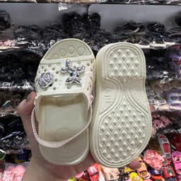 DÉP TỔ ONG XỐP CHO BÉ TẬP ĐI _ DẺP CHUN SIÊU NHẸ TẬP ĐI CÓ QUAI DÀNH CHO BÉ CHÂN 9-16CM 7