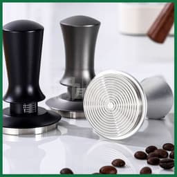 Tamper Espresso cân bằng lực, nén cà phê lò xo chuẩn size 51mm, 53mm, 58mm chuyên dụng cho pha máy Mixmore 8
