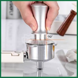 Tamper Espresso cân bằng lực, nén cà phê lò xo chuẩn size 51mm, 53mm, 58mm chuyên dụng cho pha máy Mixmore 5