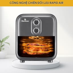 Nồi Chiên Không Dầu Bluestone AFB-5858, 7.0Lit - 1800w, Giỏ Chiên Mặt Kính, Hàng Chính Hãng 4