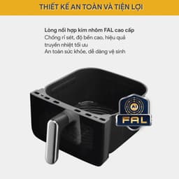 Nồi Chiên Không Dầu Bluestone AFB-5858, 7.0Lit - 1800w, Giỏ Chiên Mặt Kính, Hàng Chính Hãng 8
