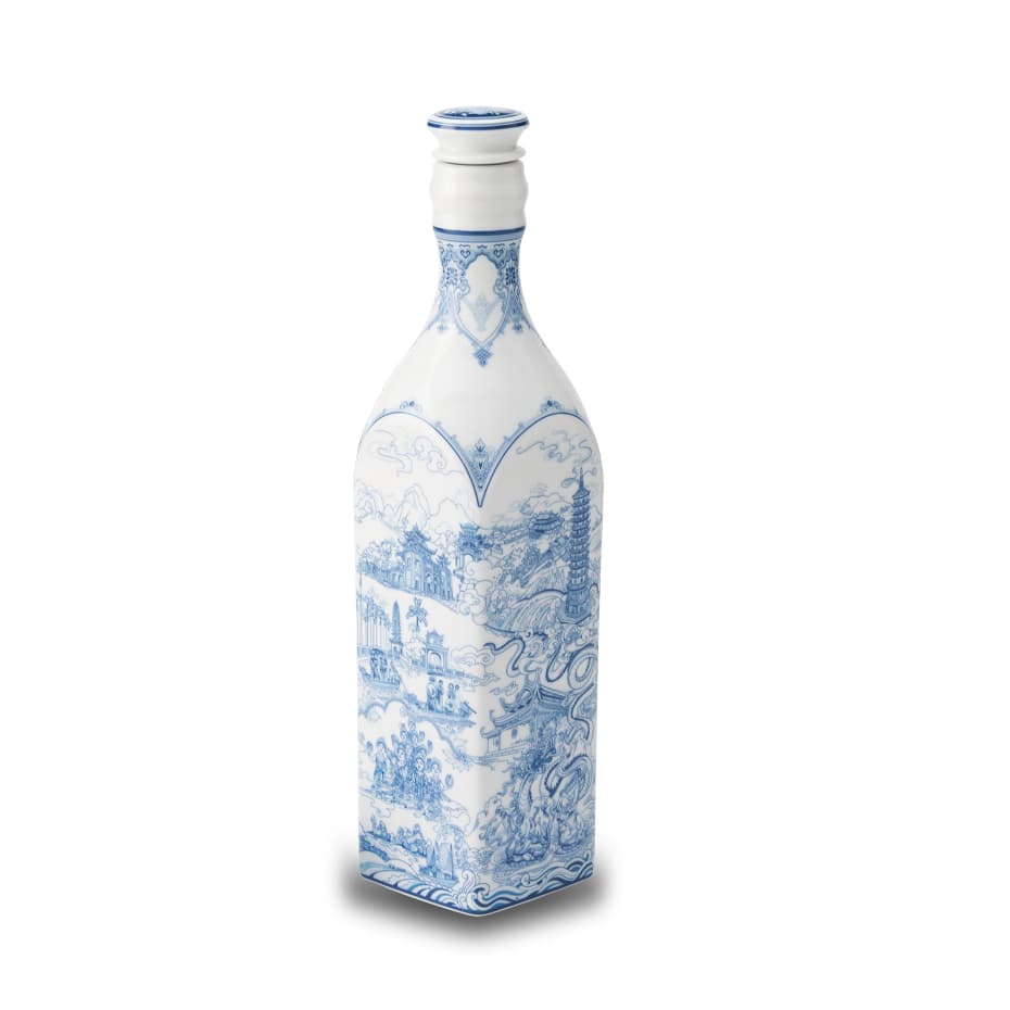 Chai sứ dưỡng sinh vuông 1.0 L + nắp (K1) - Dưỡng Sinh - Nam Quốc
