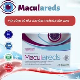 Viên uống bổ mắt Maculareds hộp 30 viên phòng ngừa và hỗ trợ thoái hoá điểm vàng nhập khẩu Châu Âu 7
