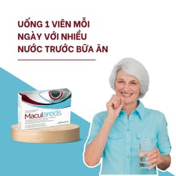 Viên uống bổ mắt Maculareds hộp 30 viên phòng ngừa và hỗ trợ thoái hoá điểm vàng nhập khẩu Châu Âu 3