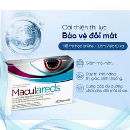 Viên uống bổ mắt Maculareds hộp 30 viên phòng ngừa và hỗ trợ thoái hoá điểm vàng nhập khẩu Châu Âu 5