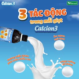 Canxi Cho Bé CALCION3 Bổ Sung Canxi, Magie, Vitamin D3 & K2 Hỗ Trợ Phát Triển Xương, Răng, Nhập Khẩu Chính Hãng 5