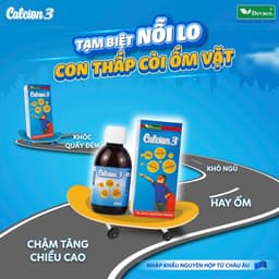 Canxi Cho Bé CALCION3 Bổ Sung Canxi, Magie, Vitamin D3 & K2 Hỗ Trợ Phát Triển Xương, Răng, Nhập Khẩu Chính Hãng 4