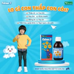 Canxi Cho Bé CALCION3 Bổ Sung Canxi, Magie, Vitamin D3 & K2 Hỗ Trợ Phát Triển Xương, Răng, Nhập Khẩu Chính Hãng 9