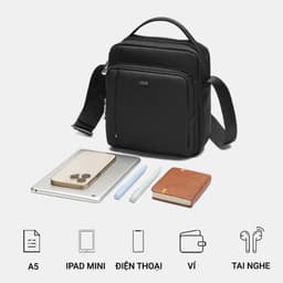 [4-25/9 TẶNG QUÀ TRUNG THU 599K] Túi Đựng Ipad Nam LECOS LTH6 Vải Oxford Chống Nước Nhỏ Gọn Tiện Lợi Mang Hằng Ngày 8
