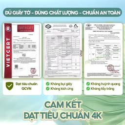 Giấy Treo Tường Top Gia Sắc Việt 1280 Tờ - Giấy Mềm Mại, Thấm Hút Tốt, Tiện Lợi 8