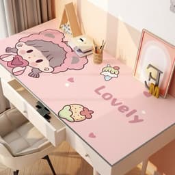 Thảm trải bàn máy tính Thảm trải bàn chống dầu da PU - Tee Mee 2