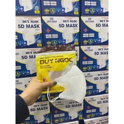 Khẩu trang 5D hộp 100 chiếc 3 lớp - Khẩu Trang kháng khuẩn 3