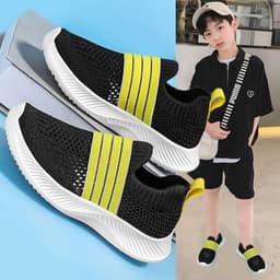 Giày lười thoáng khí cho trẻ em 4-15 tuổi giày thể thao cho bé trai bé gái. 677 4