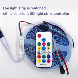ĐÈN LED FULL MÀU WS2811 UCS1903 RỘNG 8MM 96LED/MÉT 108LED/MÉT ĐIỆN ÁP 12V DÀI 1 MÉT 9