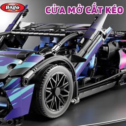 [Bản VIP] Mô Hình Lắp Ráp Siêu Xe Lambo Cyber 1314PCS 1:14 Đồ Chơi Ô Tô Điều Khiển Lắp Ghép Siêu Xe 8