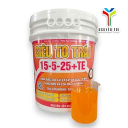 Xô 15/5/25 nuôi trái, chống sượng múi, nở hộc 20kg. 1