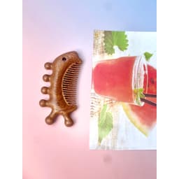 "Lược gỗ Đàn Hương massage da đầu, giảm căng thẳng và mệt mỏi cho mọi độ tuổi." 4