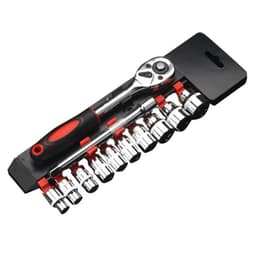 BỘ DỤNG CỤ SỬA CHỮA 12 CHI TIẾT CAO CẤP - Bộ tuýp đầu khẩu 8-24mm, thép cứng siêu bền, đa năng 2