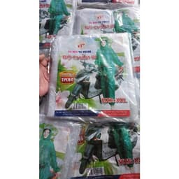 Bộ Quần Áo Mưa Hoa Tuyết Nhựa Dẻo Trong Suốt Chống Thấm Nước loại chui đầu 5