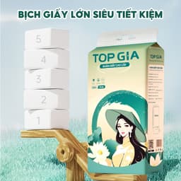Giấy Treo Tường Top Gia Sắc Việt 1280 Tờ - Giấy Mềm Mại, Thấm Hút Tốt, Tiện Lợi 4
