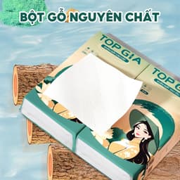 Giấy Treo Tường Top Gia Sắc Việt 1280 Tờ - Giấy Mềm Mại, Thấm Hút Tốt, Tiện Lợi 6