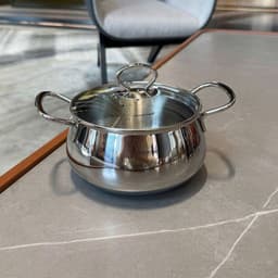 Nồi táo tai đôi Chockmen CKM855 14cm Nồi inox cao cấp 18/10 4