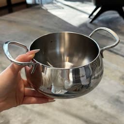 Nồi táo tai đôi Chockmen CKM855 14cm Nồi inox cao cấp 18/10 2