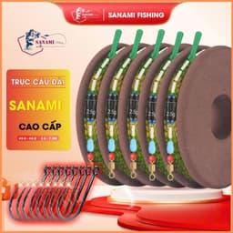 Dây Trục Câu Đài Buộc Sẵn Cước Tàng Hình Sanami Tàng Hình DT12 [ Khuyến Mại ] 1