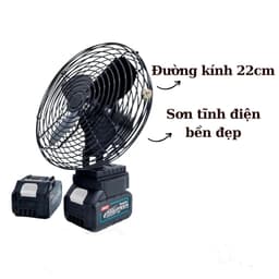 Quạt Lồng Sắt Tích Điện 2 Chế Độ Gió DIDOOGLT - Quạt Để Bàn 10 Cell Sử Dụng Liên Tục Nhiều Giờ 6